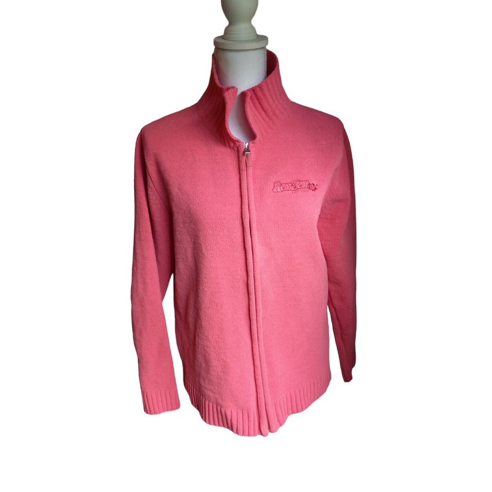 Ron Jon Surf Shop vintage zip up sweater pink - Size L